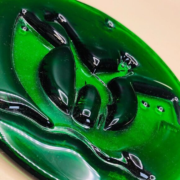 𝅺HOLMEGAARD Giraffe Noah’s Ark Green Glass Suncatcher by Michael Bang Denmark - Picture 9 of 10